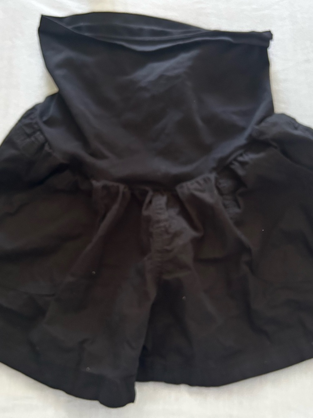 Maternity motherhood black shorts large